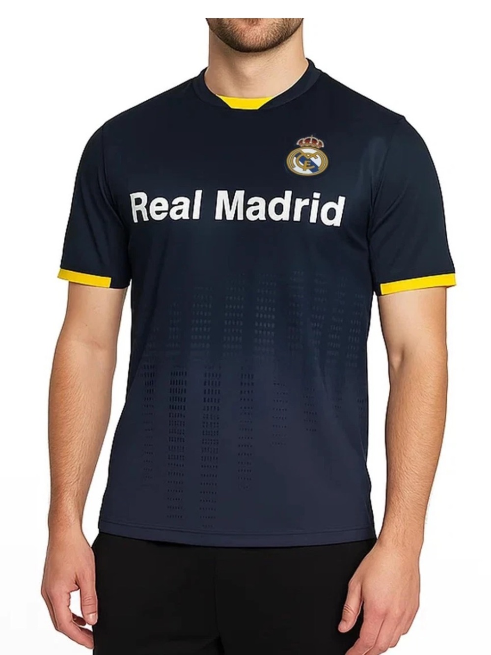 Real Madrid Officially Licensed Adult Soccer Game Day Jersey - Navy. Medium. NWT